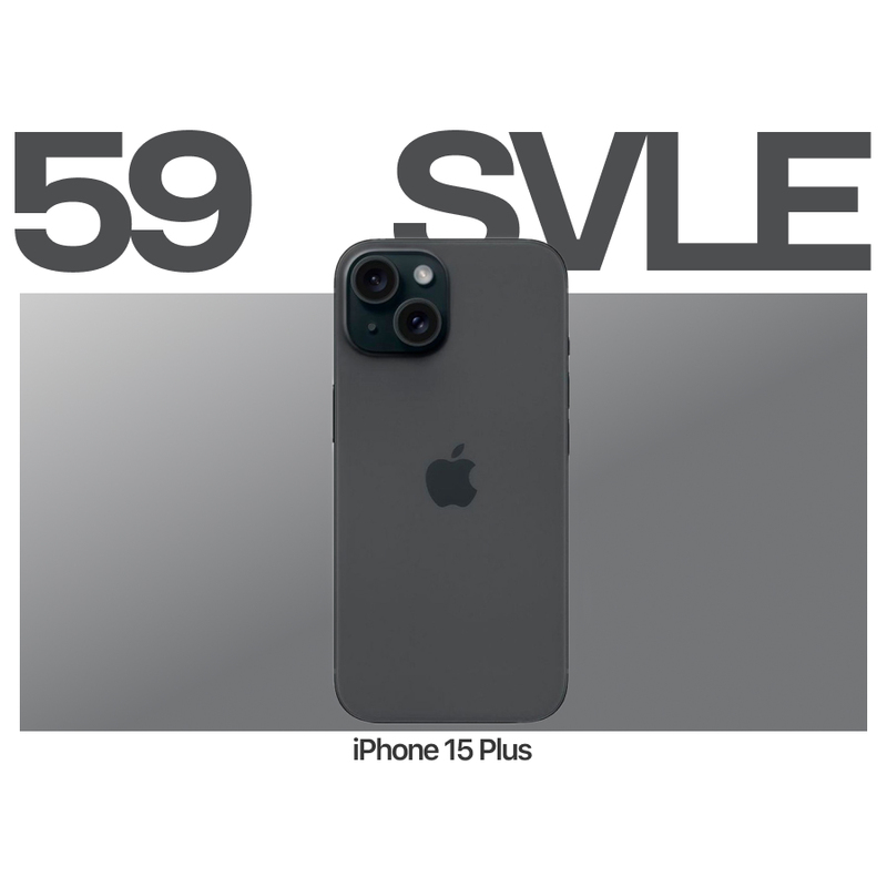 СМАРТФОН APPLE iPHONE 15 PLUS 128GB BLACK